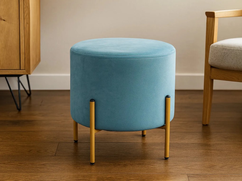 CH Taburetka na nožičkách Star - modrá