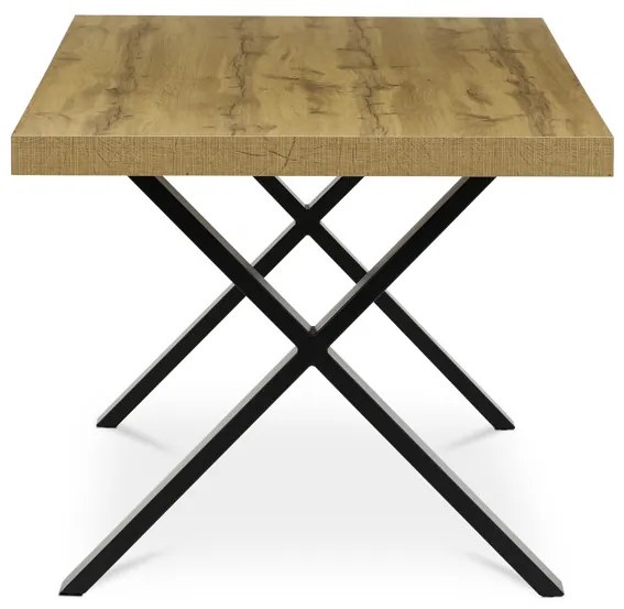 Autronic BONTEC Jedálenský stôl 180x90cm, lamino, sivý dub, HT-R5316 GREY Farba: Šedá