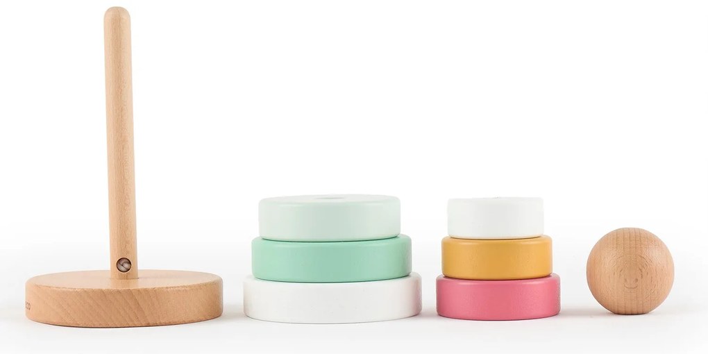 Bieco - Drevená stohovacia veža - berry