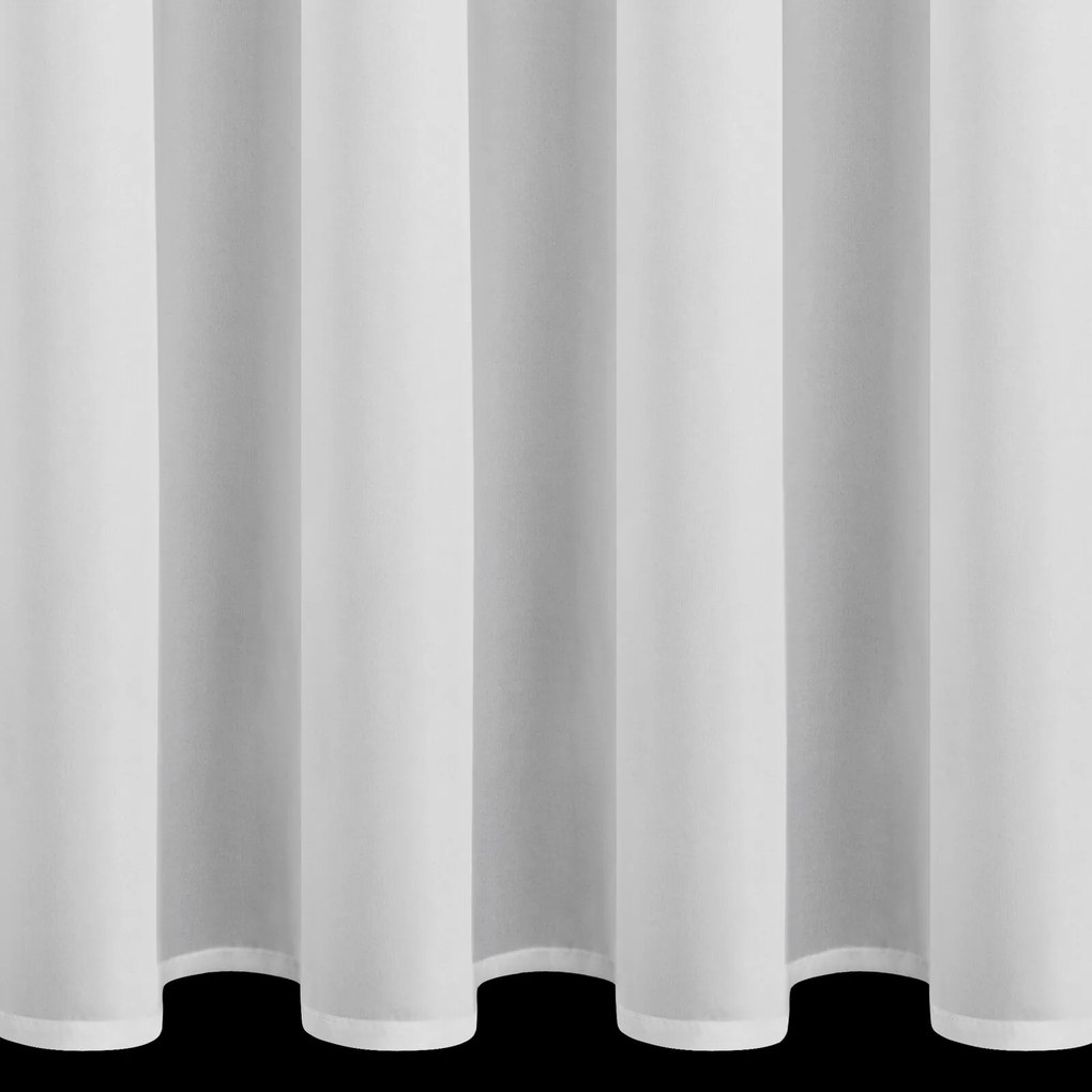 ZÁCLONA NA PÁSKE EVA MINGE ROSES, SADA 2KS 140X270 CM BIELA