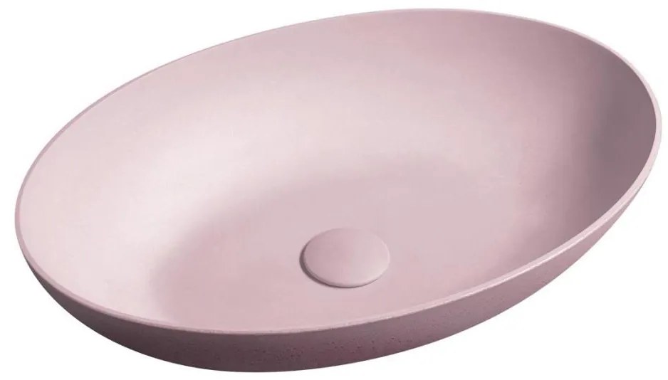 Sapho - Umývadlo na dosku FORMIGO 60x40 cm betón/ružová