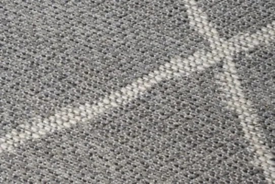 Koberec ARRUBA 4912 sivý kruh