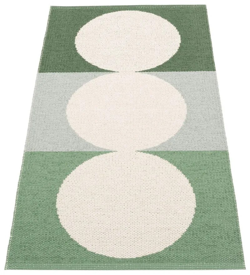Zeleno-krémový vnútorný a vonkajší koberec 70x140 cm Otto Herb – Pappelina
