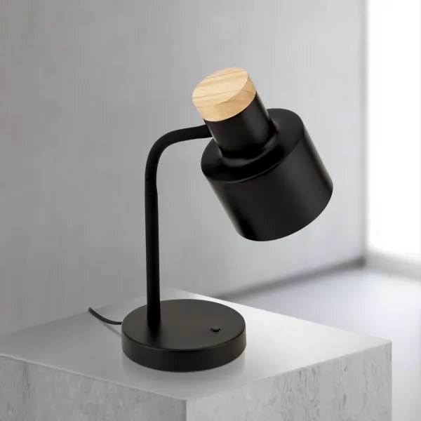 Orion - Stolová lampa GILI 1xE27/40W/230V čierna