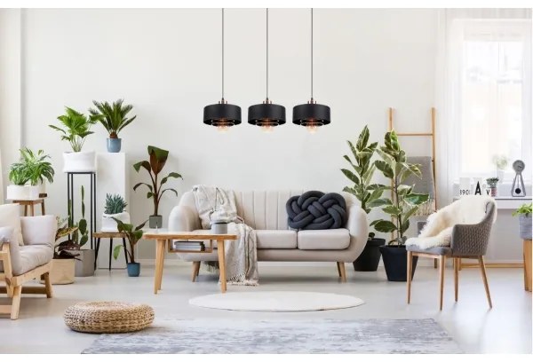 Luster na lanku VEST 3xE27/60W/230V