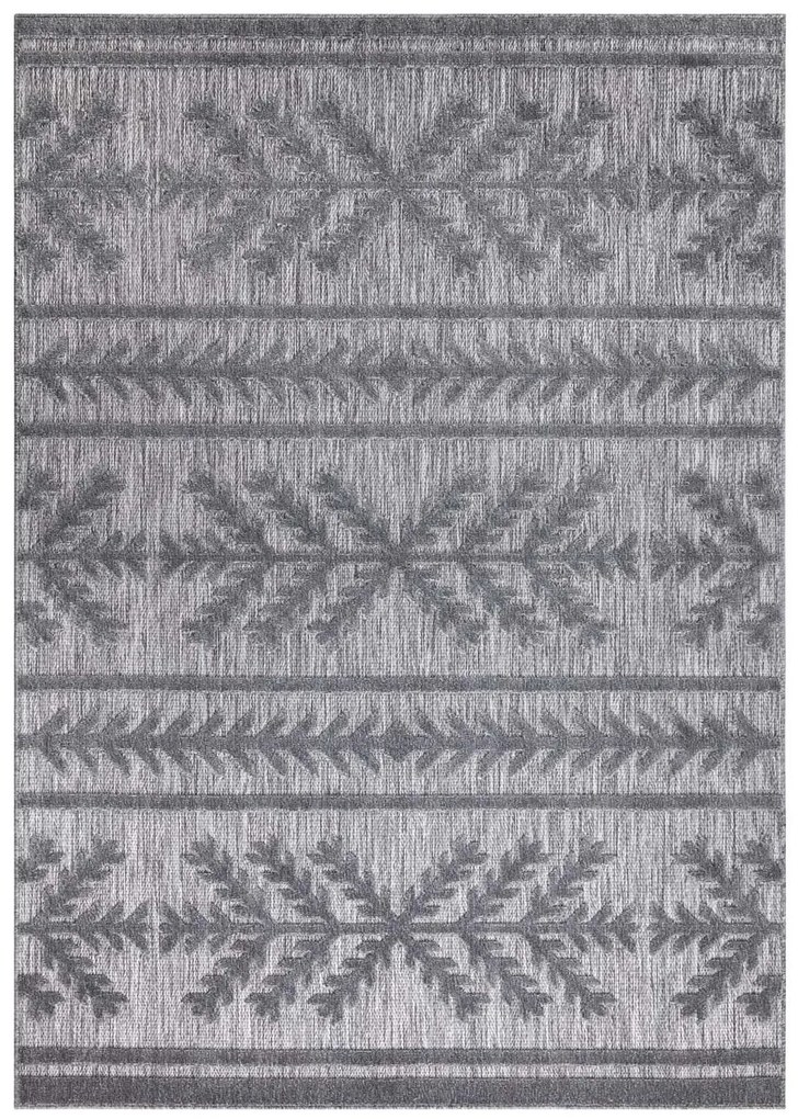 Dekorstudio Terasový koberec SANTORINI - 411 antracitový Rozmer koberca: 80x150cm