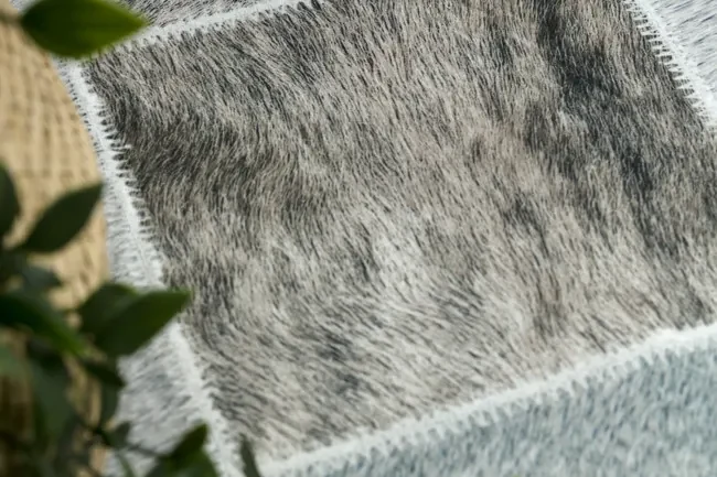 Koberec PATCHWORK 21716 béžový - imitácia kože krava