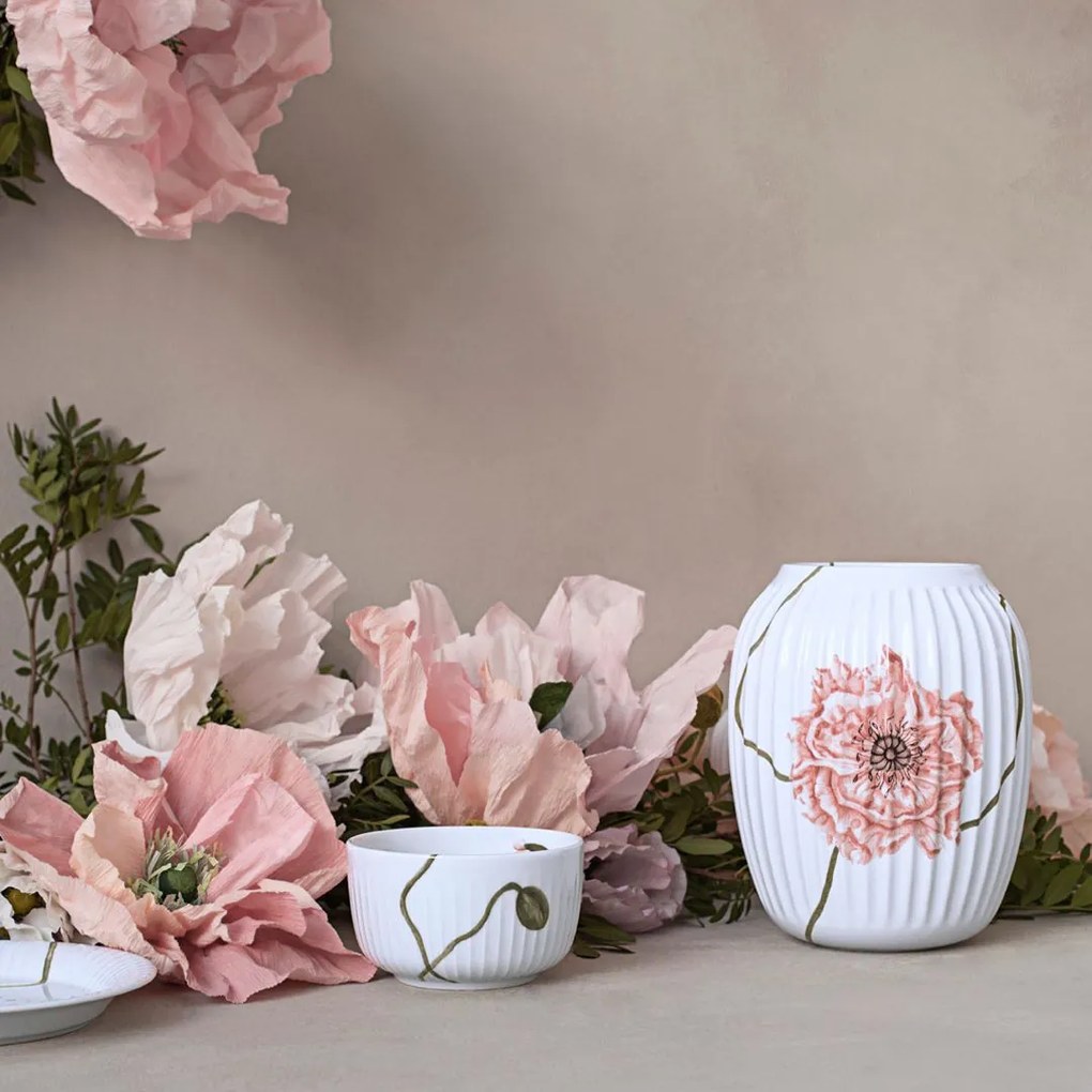 KÄHLER Porcelánová váza Hammershøi Poppy 20 cm