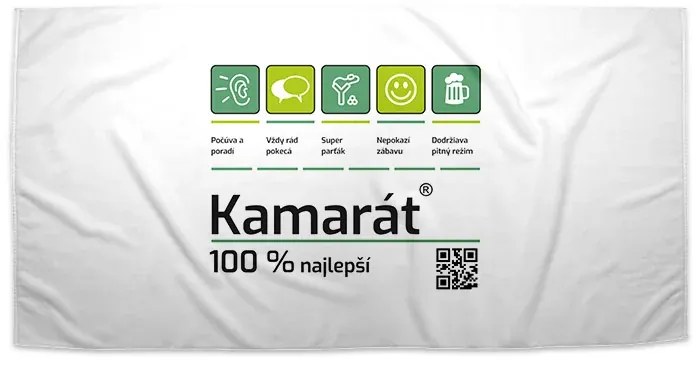 Sablio Uterák Kamarát - 50x100 cm