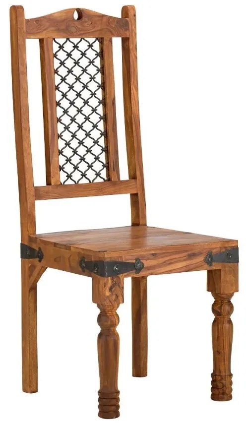 furniture-nabytek.cz - Masívna jedálenská súprava Merlin I z palisandra, lakovaná, hnedá – stôl 150x90 cm + 6 stoličiek