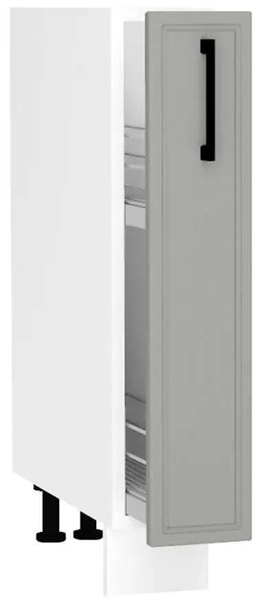 Kuchynské skrinka Emily D15 Cargo + kôš Dast Grey