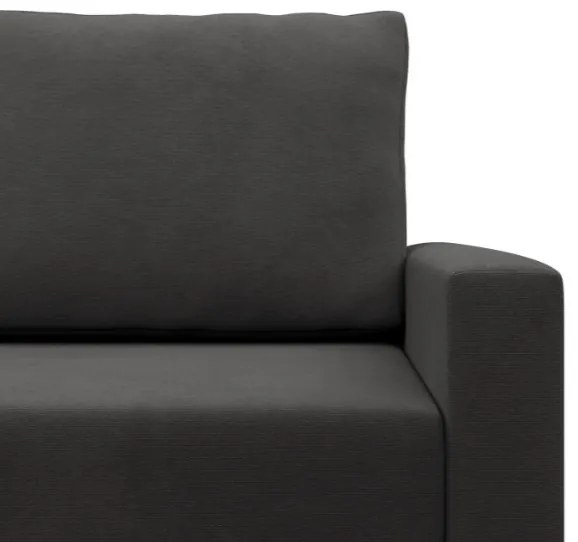 Trojmiestna rozkladacia sedačka BLANK Comfort sivá