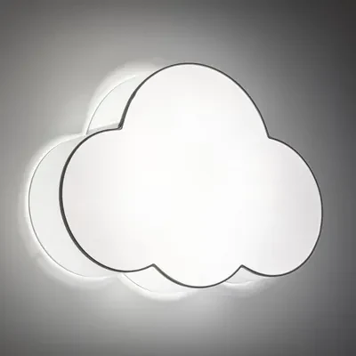 Stropné svietidlo sivé CLOUD 4