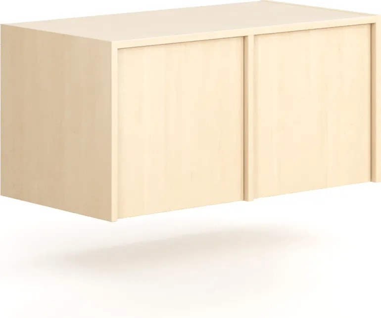 Nadstavba pre skrine FRAME, 2x dvere, 872 x 450 x 427 mm, PUSH-lock, breza
