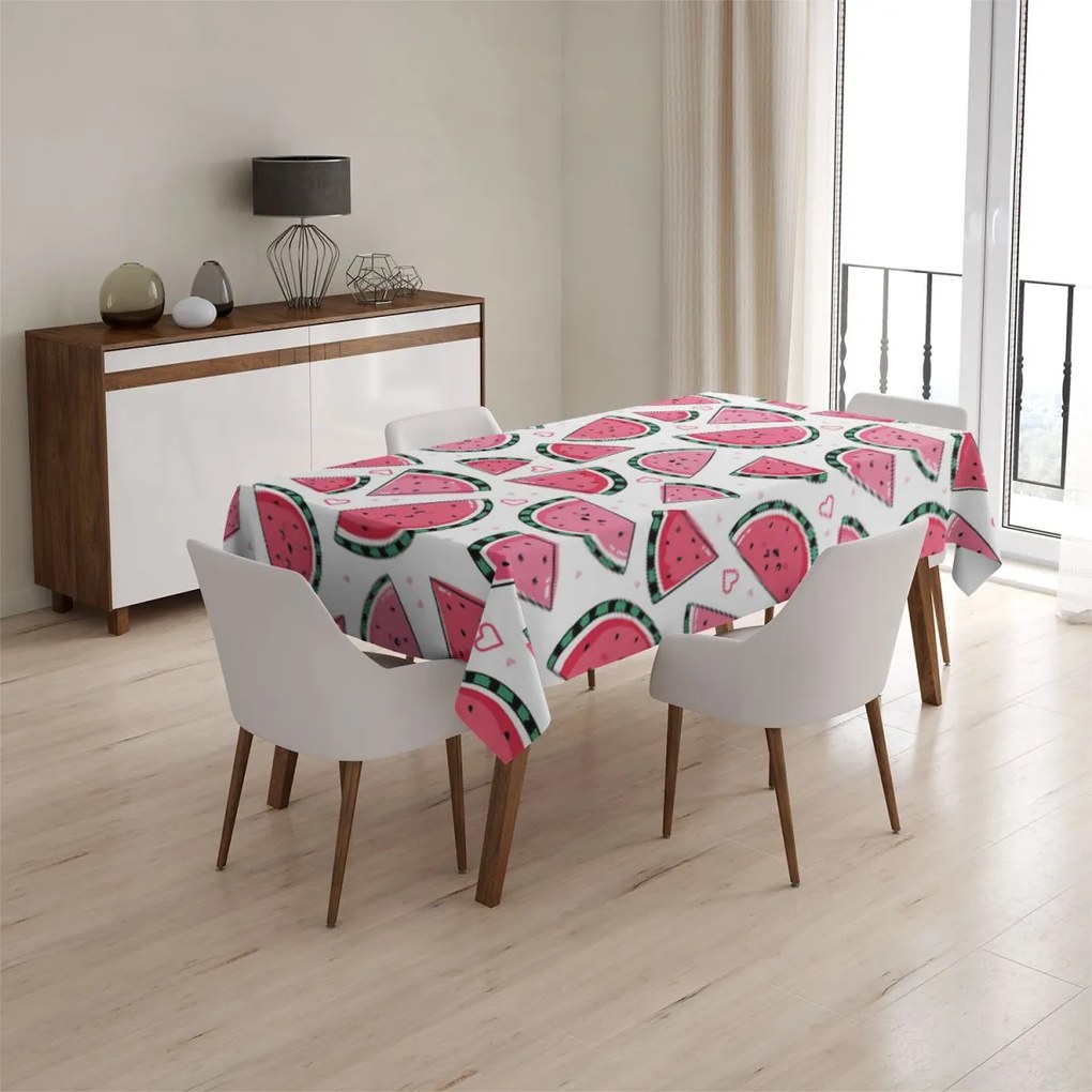 Sablio Obrus Vodný melón - 130x130 cm