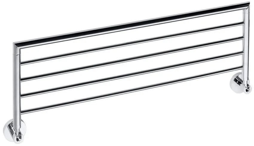 Sapho Sapho, X-ROUND polička na uteráky výklopná 650mm, chróm, XR420