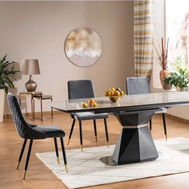 Stolička LOGAN sivá ALL 986431