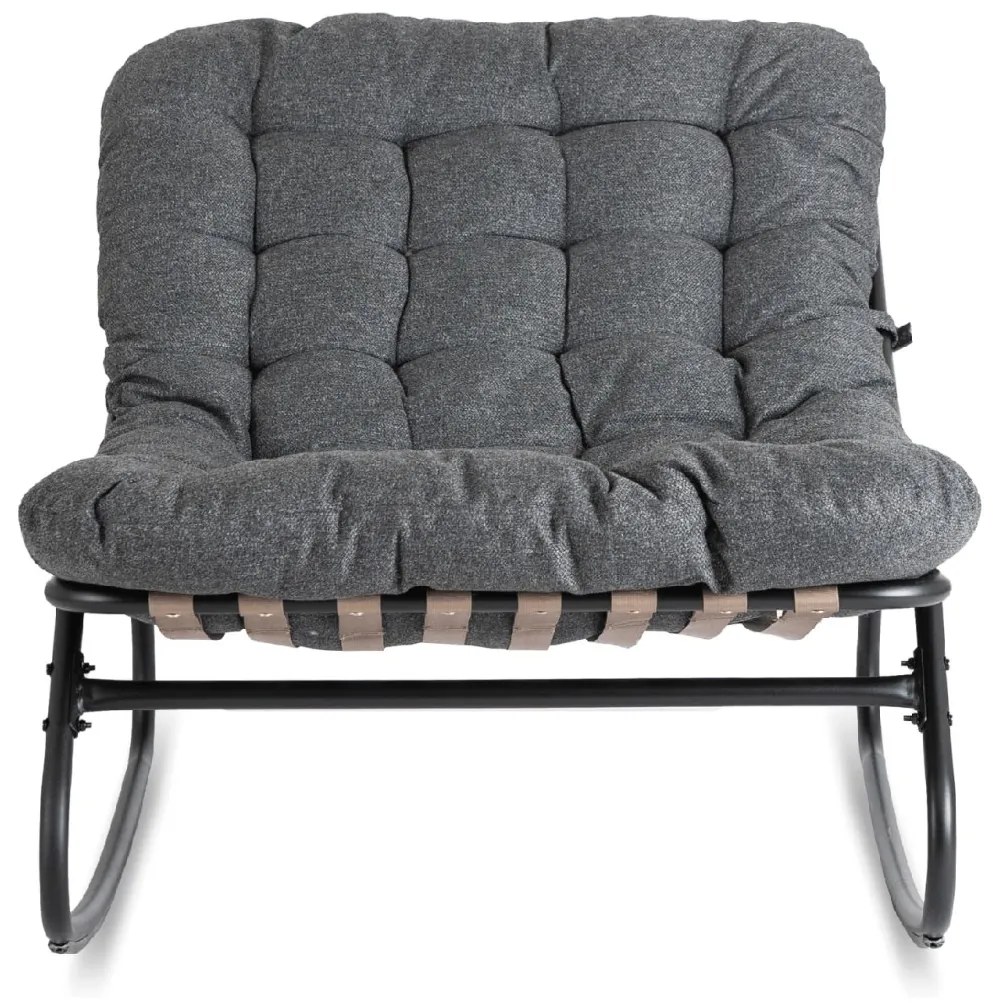 PROXIMA.store - Relaxačné hojdacie kreslo AURORA FARBA: čierna