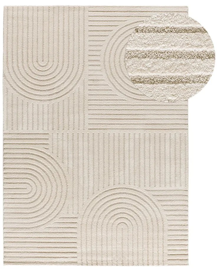 Krémovobiely koberec 80x150 cm Verona - Universal