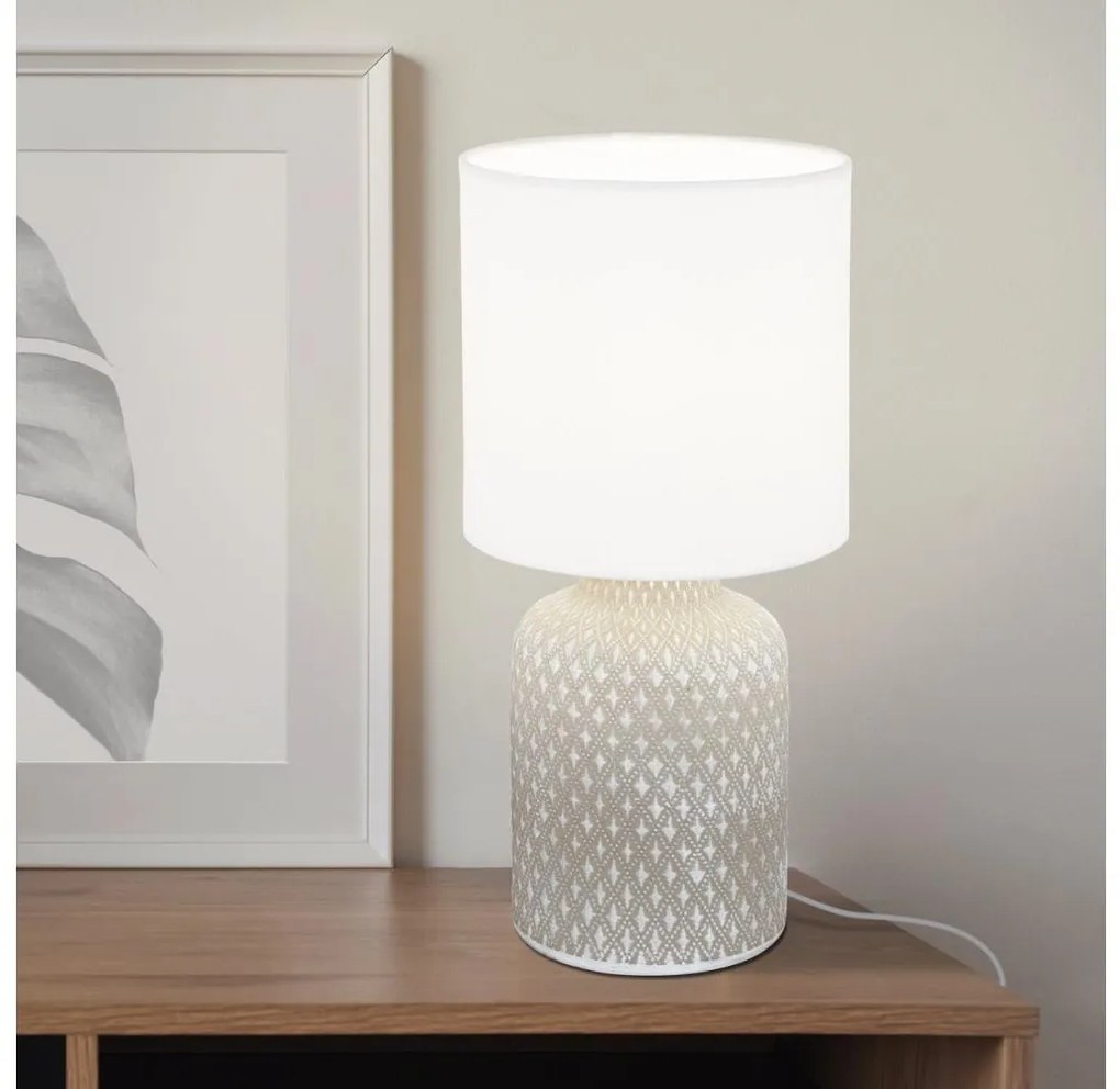 Eglo 97774 - Stolná lampa BELLARIVA 1xE14/40W/230V EG97774