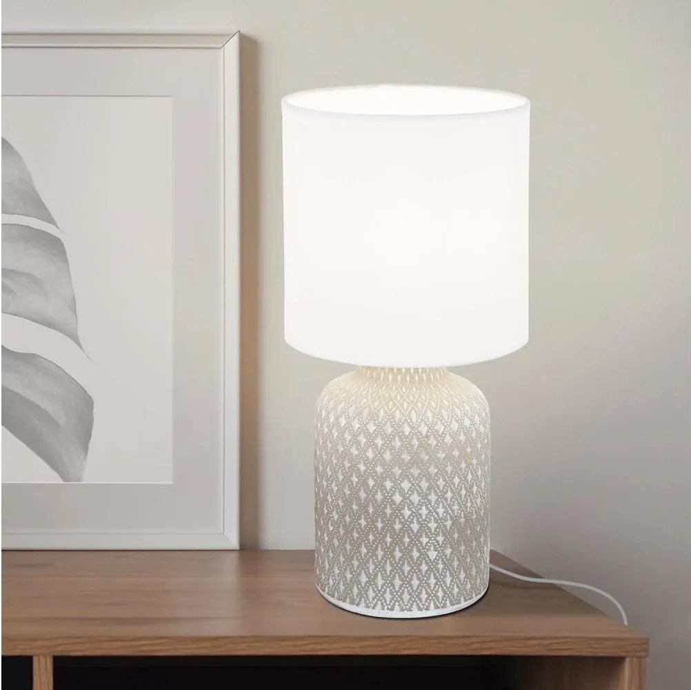 Eglo 97774 - Stolná lampa BELLARIVA 1xE14/40W/230V