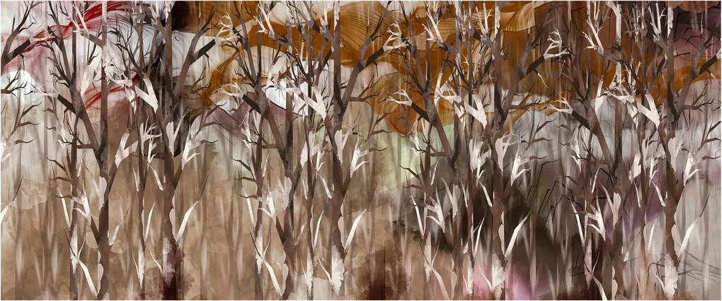 Obraz - Stromy (120x50 cm)