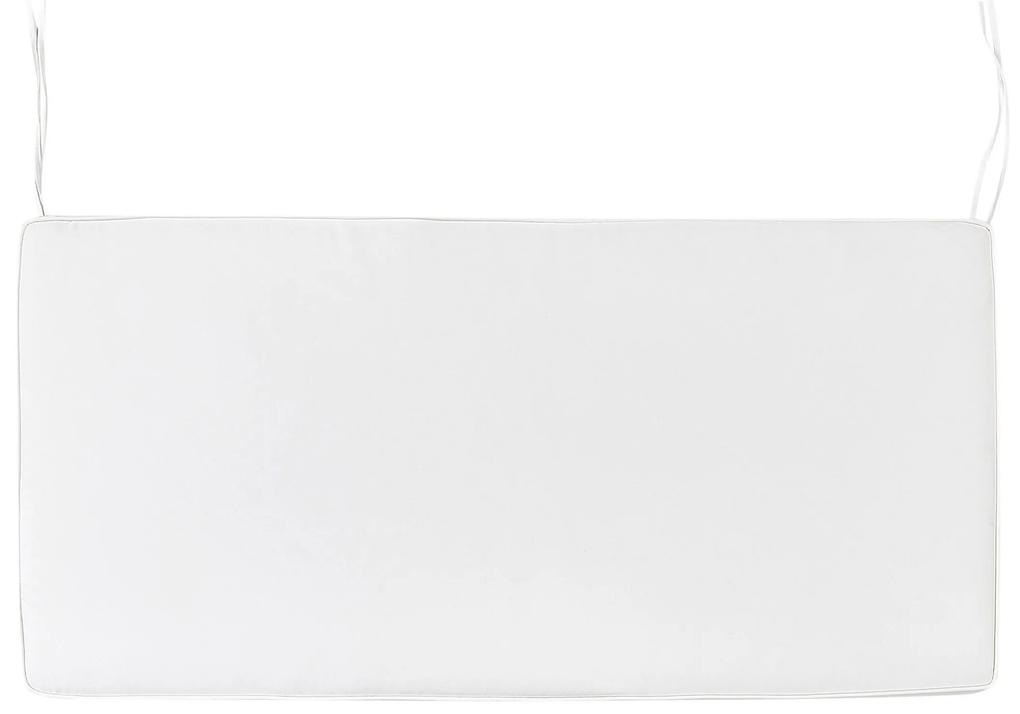 Vankúš na lavičku 112 x 54 cm biely VIVARA Beliani