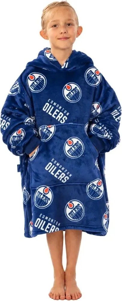 Mikinová televízna deka NHL Edmonton Oilers – veľ. S