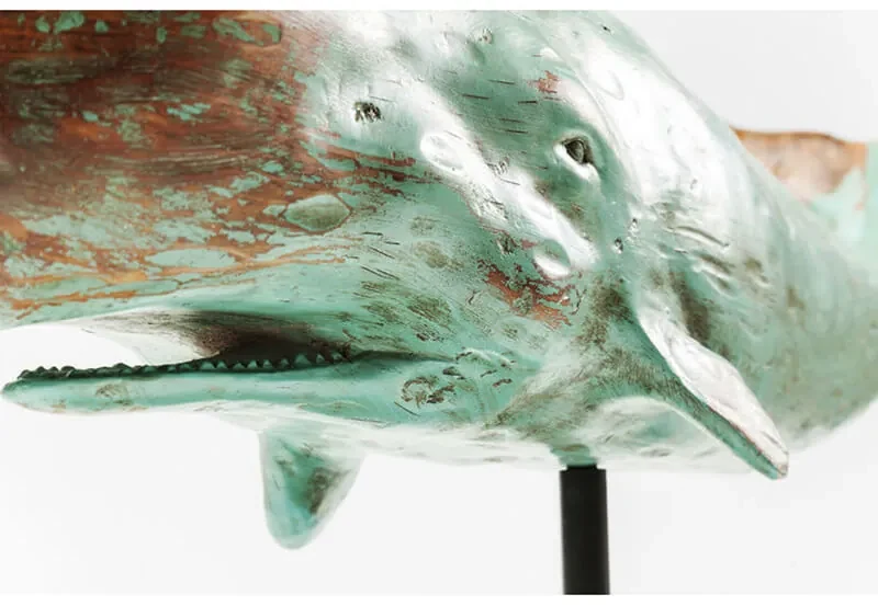 Whale socha zelená