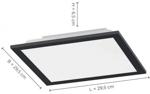 Leuchten Direkt 14754-18- LED Stmievateľné stropné svietidlo FLAT LED/20W/230V +DO