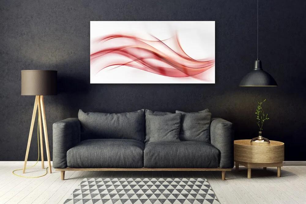 Obraz plexi Červená abstrakcia umenie 120x60 cm