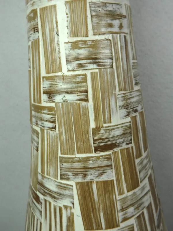 Váza EXOTIC hnedá prírodná ,keramika, ručná práca, Indonézia,80 cm, ručná práca