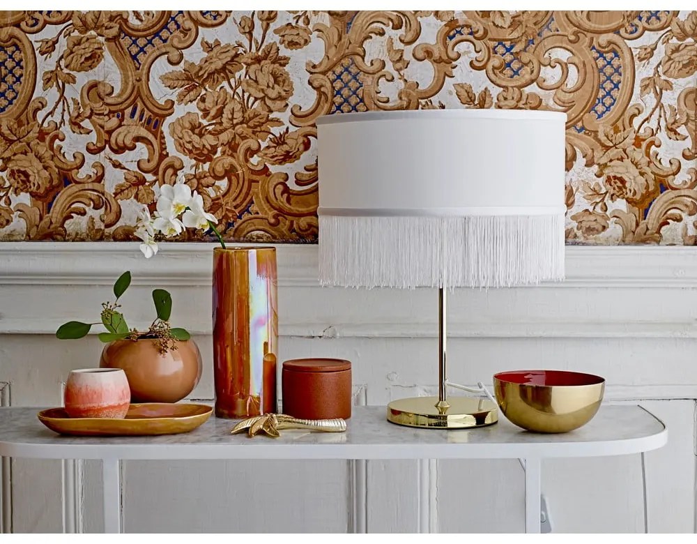 Keramický hrnček v lososovej farbe/krémovobiely 280 ml Paula – Bloomingville