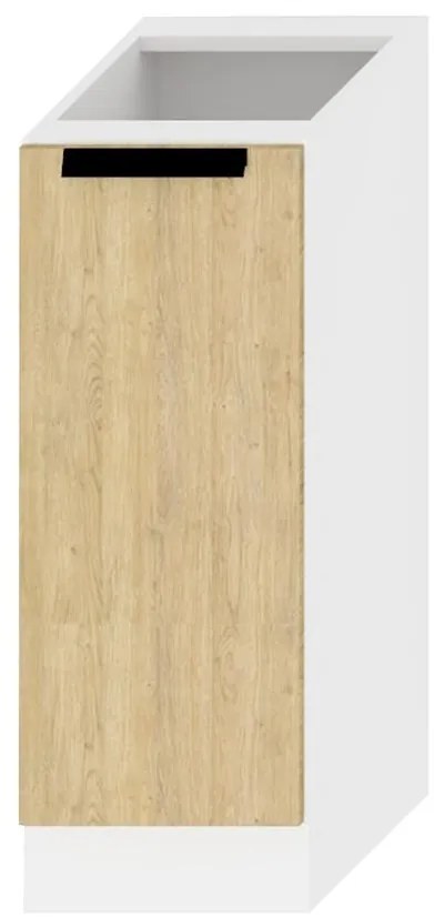 Kuchynská skrinka Denis d30 cargo + kôš dub london/biela