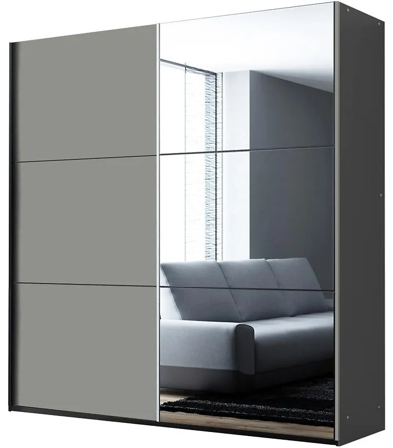 Skriňa Vigo 120 Platinum/zrkadlo