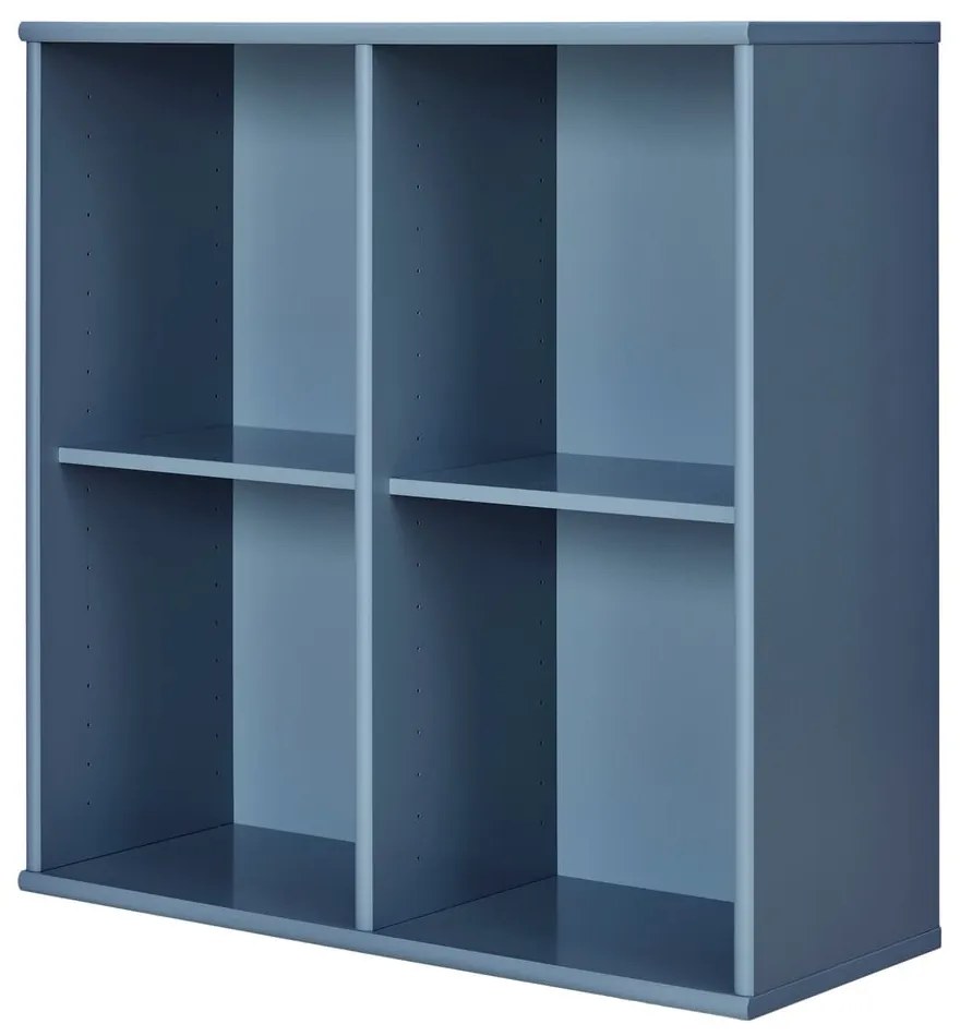 Modrá závesná knižnica 70x70 cm Mistral – Hammel Furniture