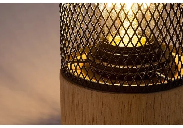 Rabalux 74040 - Stolná lampa CALLUM 1xE27/25W/230V buk