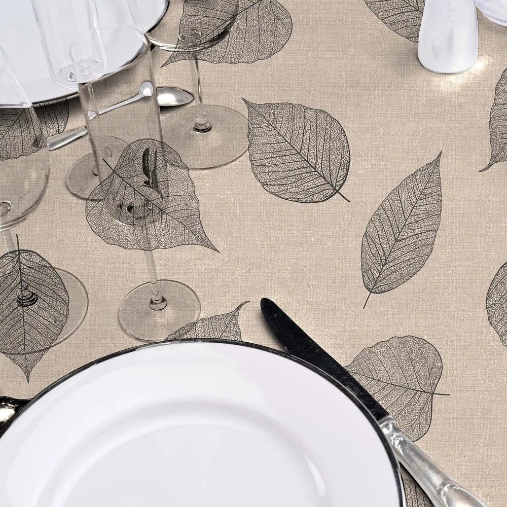 Umývateľný obrus ø 160 cm Feuillys – douceur d'intérieur