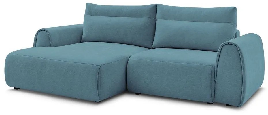 Modrá rohová pohovka Aden – Bobochic Paris