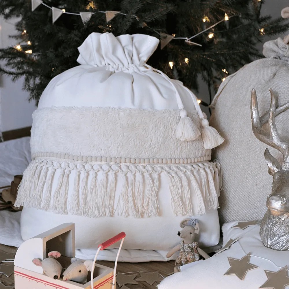 Vianočné vrecko Boho 54x63cm