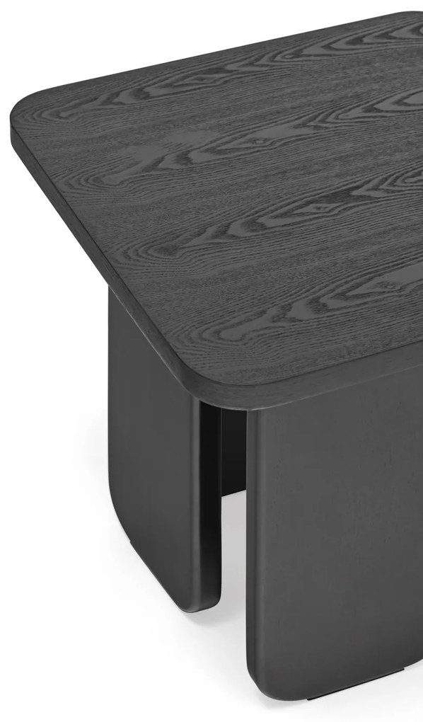 Odkladací stolík arq 48 x 48 cm čierny MUZZA