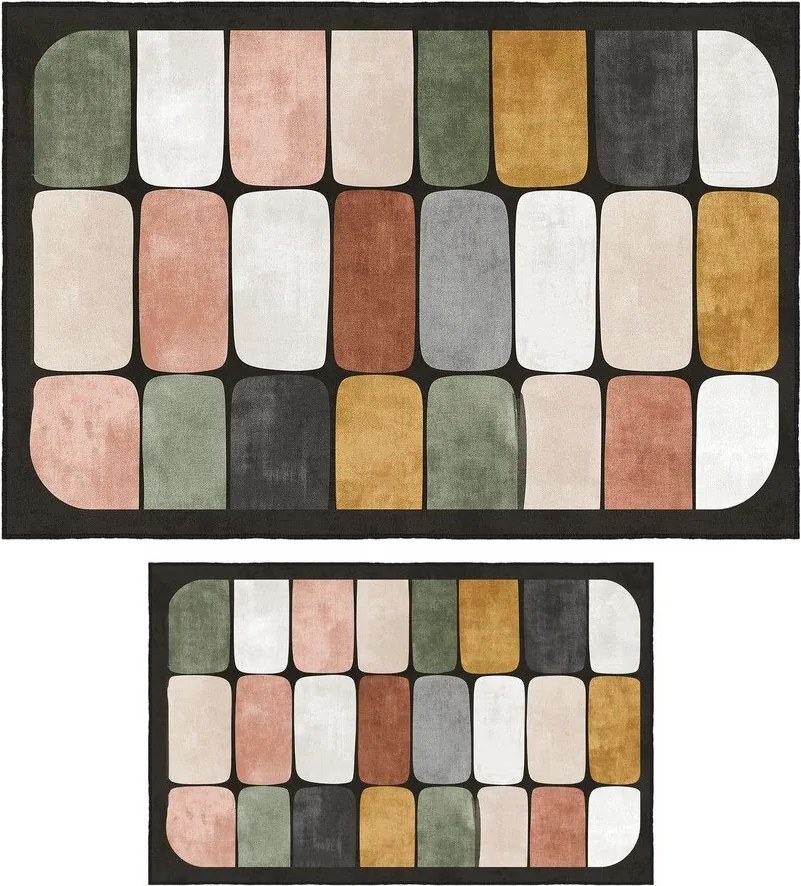 Kúpeľňové predložky v súprave 2 ks 60x100 cm – Foutastic