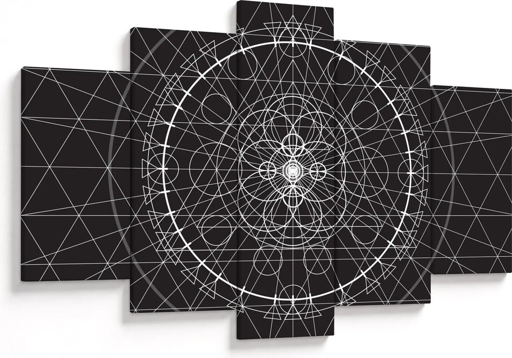 Obraz - Abstrakcia hodín (150x105 cm)