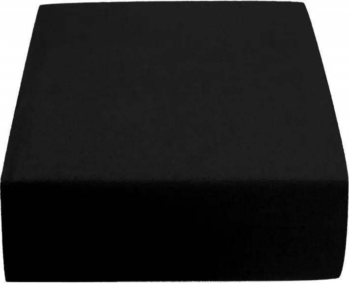 Jersey plachta čierna 140x200 cm