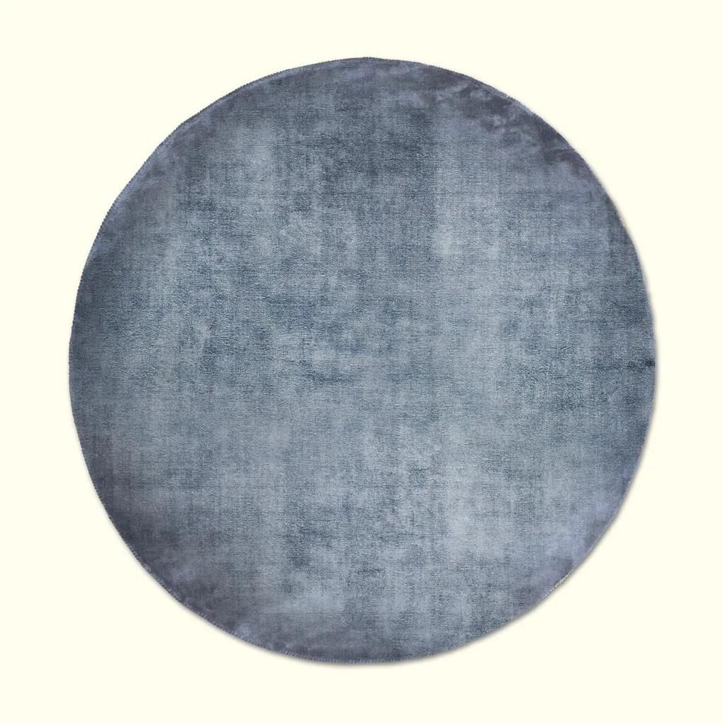 Koberec LINEN DARK BLUE - okrúhly 250x250 cm