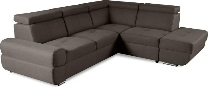 Sedacia súprava Logan, pravá, hnedá (malmo 26)