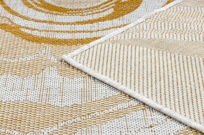 Dywany Łuszczów, Kusový koberec Sion Sisal Marble 22169 ecru/yellow – na von aj na doma, 180x270, žltá, chodba / predsieň