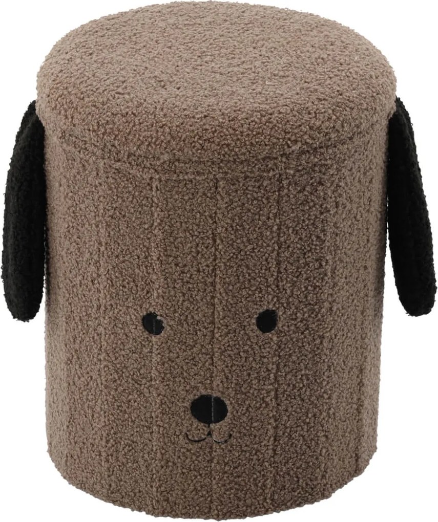 CH Taburetka s úložným priestorom Ušiak - hnedá