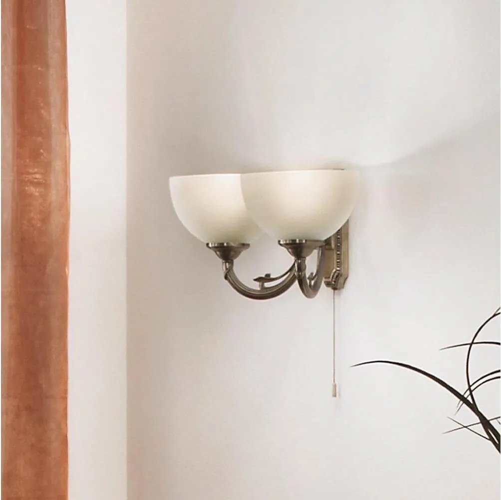 EGLO 82752 - nástenné svietidlo SAVOY 2xE14/40W