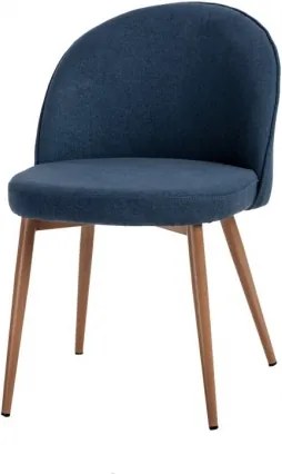 KOUN ČALÚNENÁ stolička Modrá